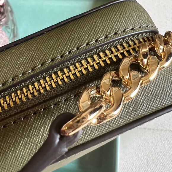 Michael Kors Jet Set Crossbody Camera Bag sz Large in "Duffle" Olive Green color - Picture 12 of 16